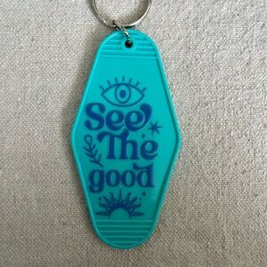 Retro motel keychain small batch made